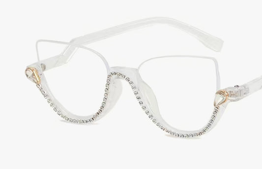 Edgey Queen Blue Light Glasses- Clear