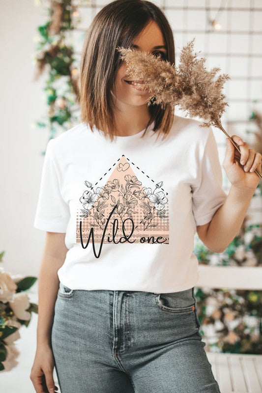 Wild One Floral Graphic Tee