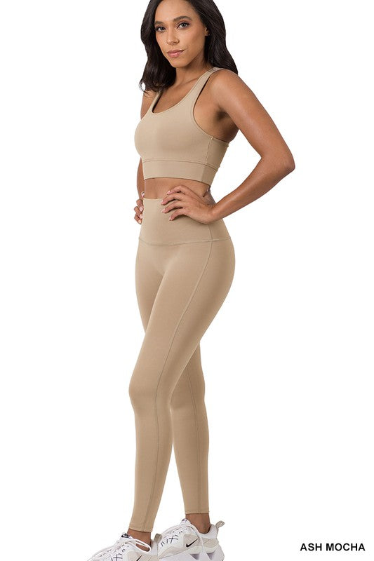 GO TO RACERBACK TANK TOP & LEGGINGS SET