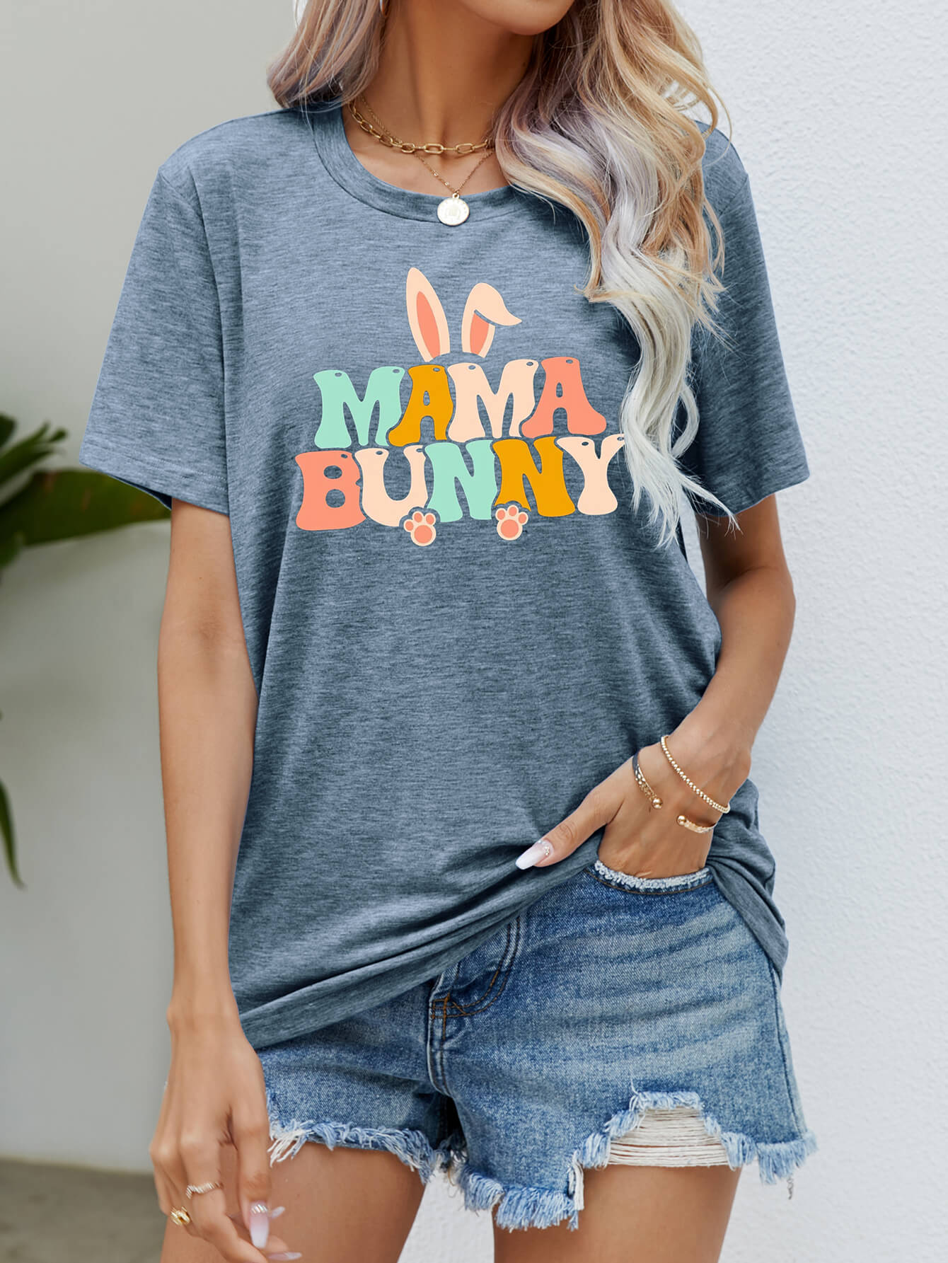 Easter MAMA BUNNY Tee Shirt