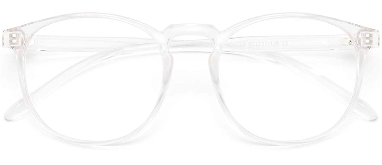 Clear- Round Anti Blue Light Glasses