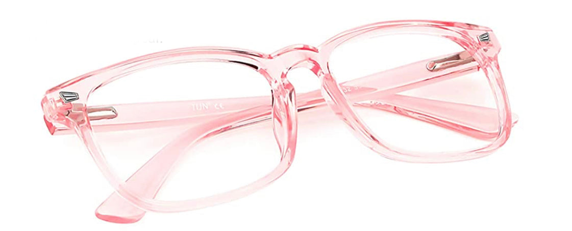 Pink- Square Anti Blue Light Glasses