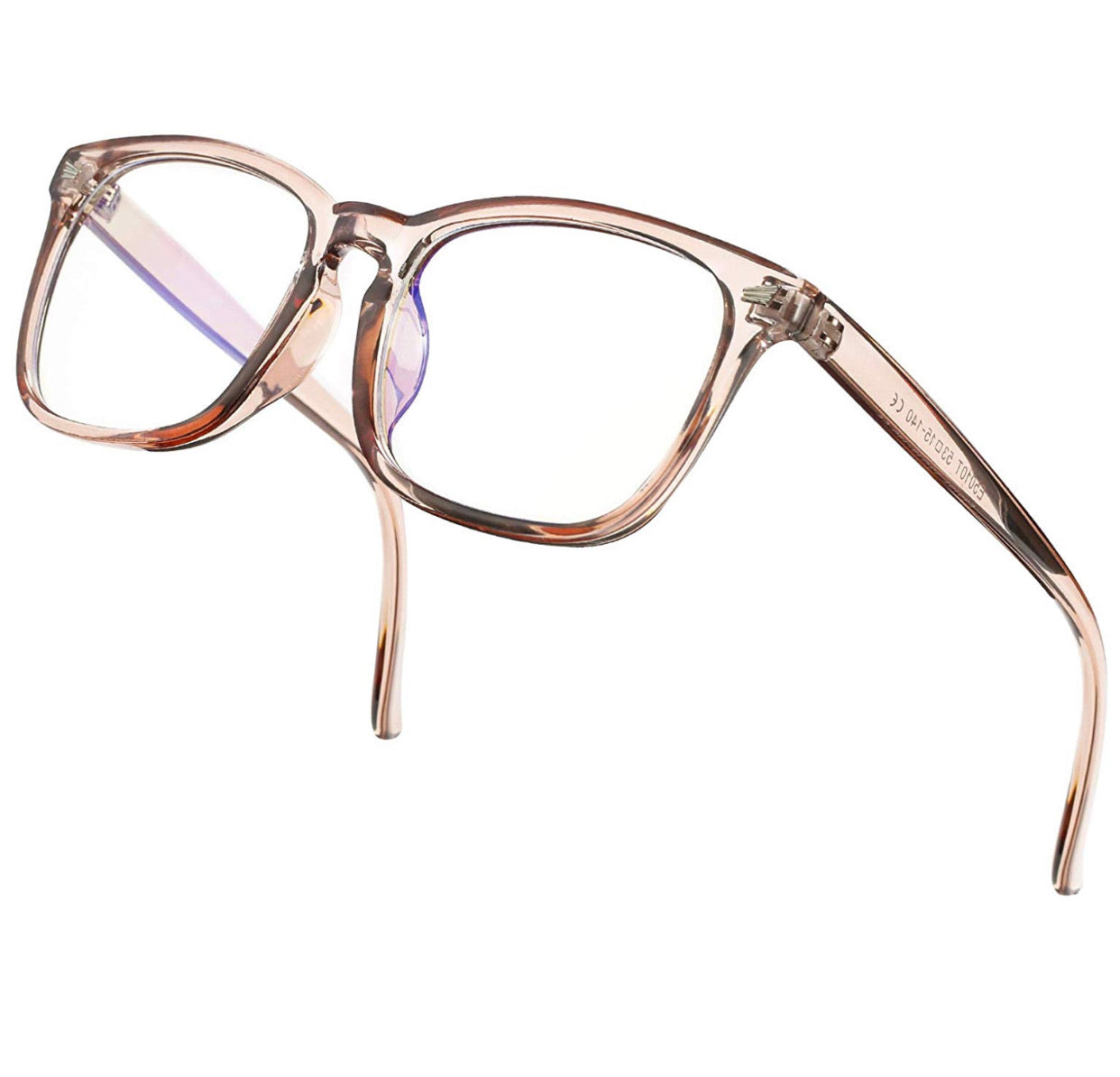 Classic Gal Blue Light Glasses- Nude